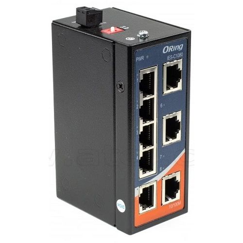 IGS-C1080 - Switch industrial fara management entry level full Gigabit cu 8  porturi Gigabit Ethernet Porturi   10/100/1000Base-T(X) Ports in  RJ45 Auto MDI/MDIX 8 Tehnologie   Ethernet Standards IEEE 802.3 for  10Base-T  